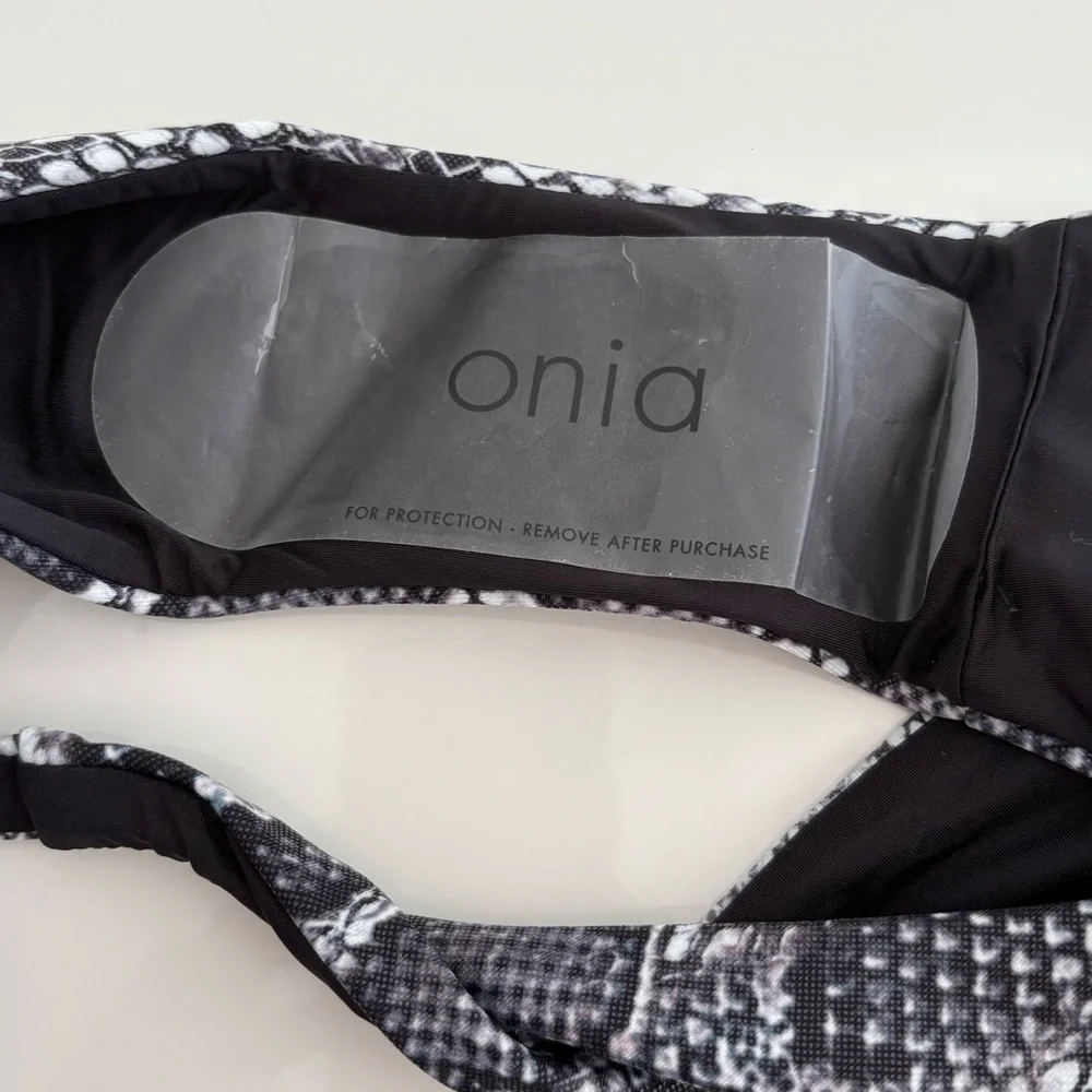 Onia Snakeskin Bikini Set